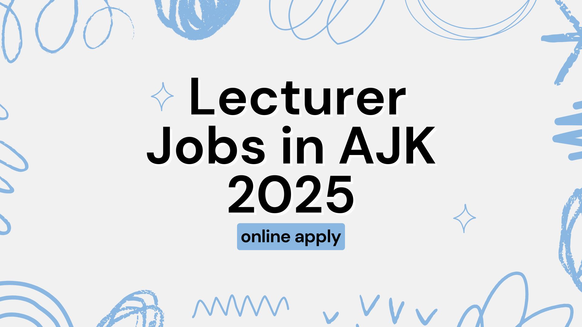 Lecturer Jobs in AJK 2025