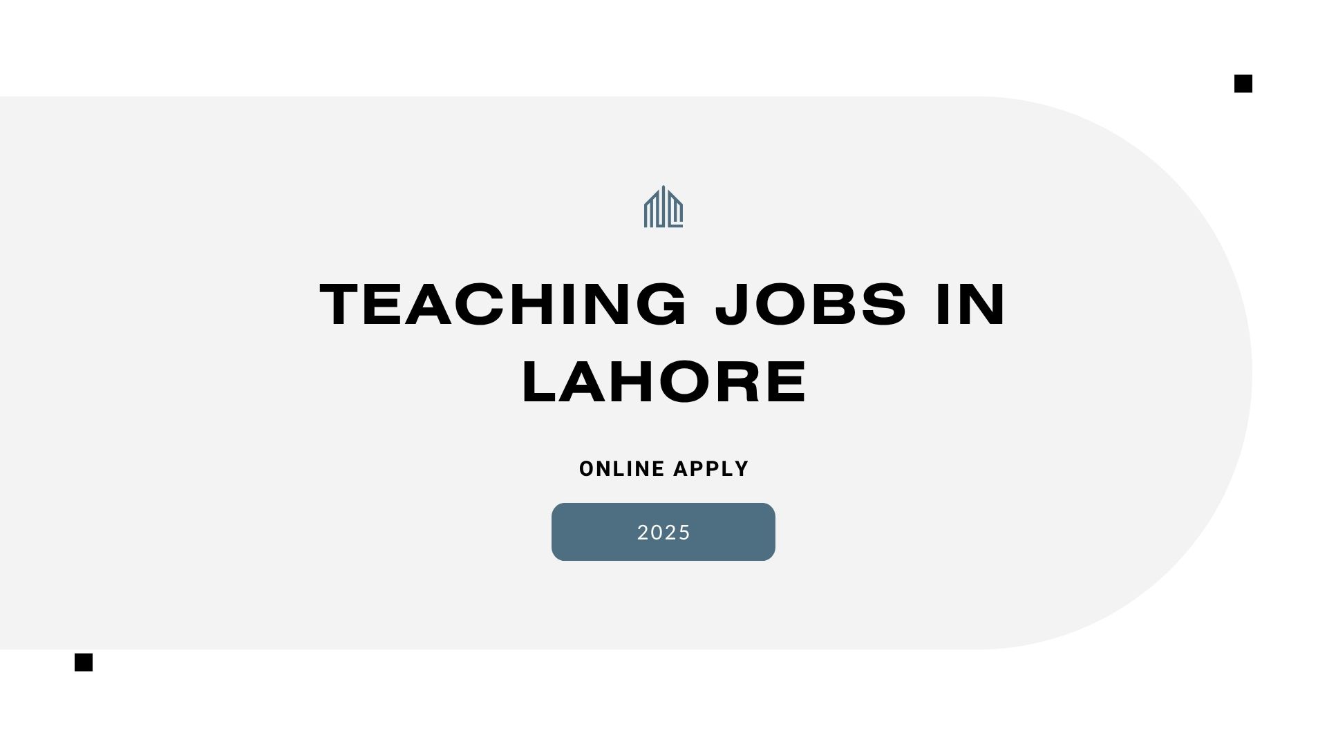 teaching jobs in Lahore