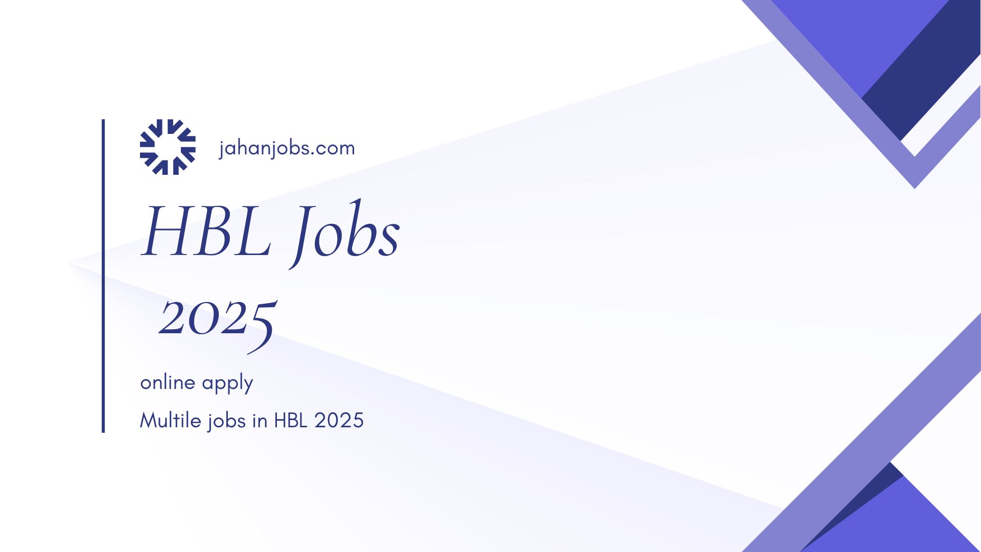 HBL Jobs 2025